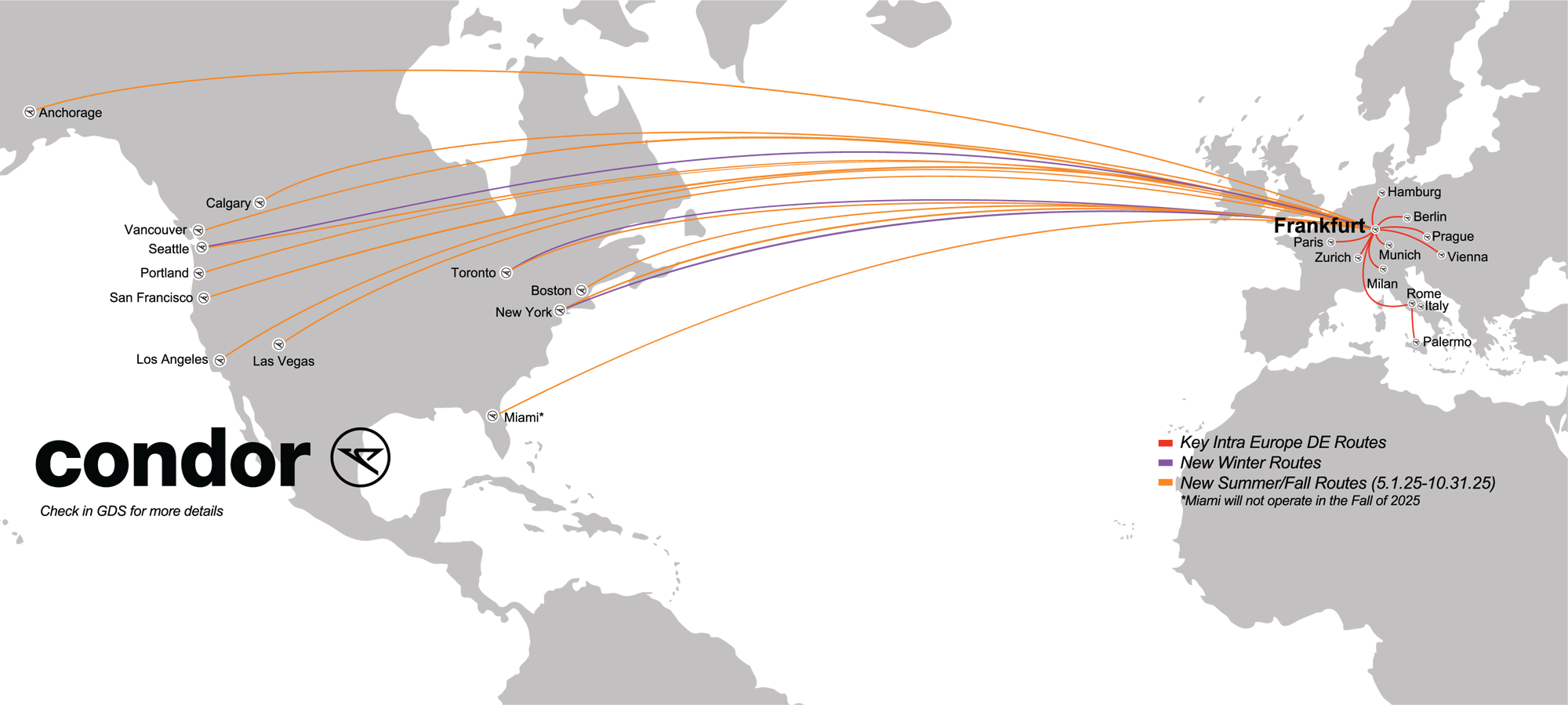 Condor route map
